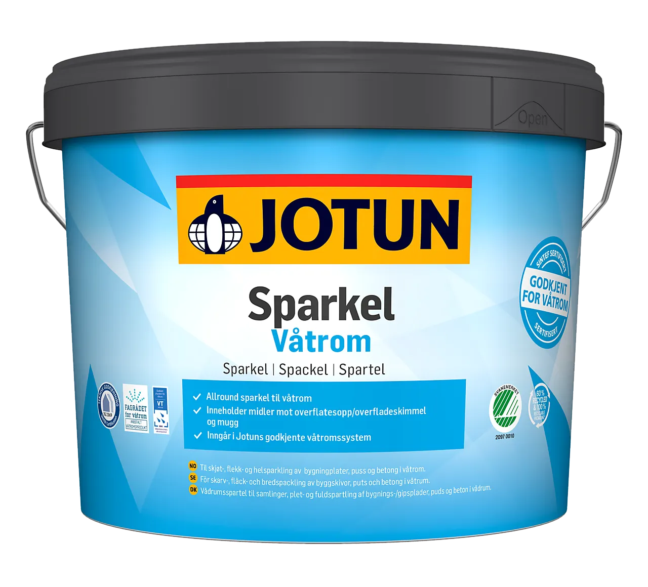 Våtromssparkel 10 liter Våtromssparkel 10 liter