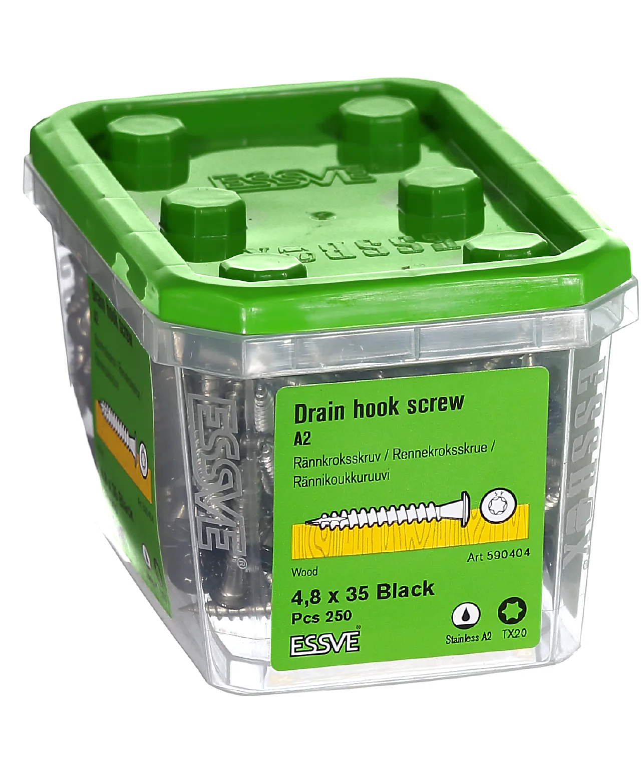 Takrenneskrue PH 4,8x35 mm 250 stk sort null - null - 2 - Miniatyr