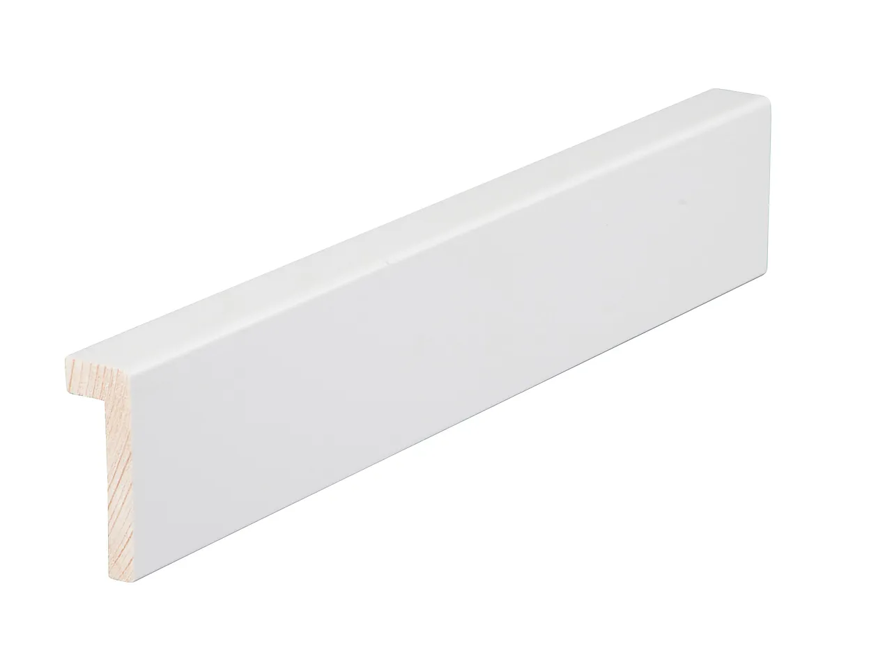 Utforing furu hvit bomull S0502-Y 12 mm spor 24x58x4400 mm Utforing furu hvit bomull S0502-Y 12 mm spor 24x58x4400 mm