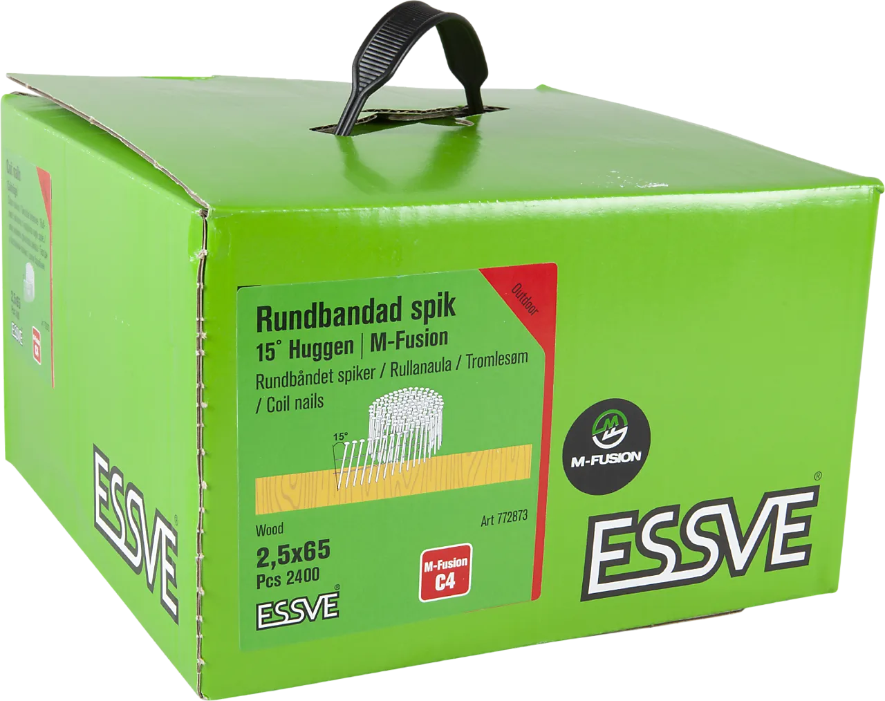 Spiker coil 15gr 2,5x65 m-fushuggen m-fusion trådbåndet a-2400