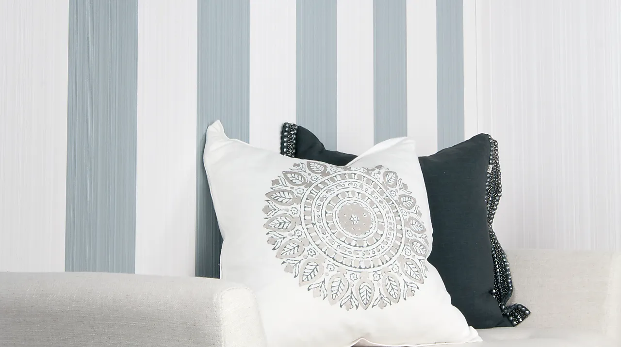 Veggplate tapetsert 12x620x2390 mm hvit/sølv metall null - null - 3 - Miniatyr