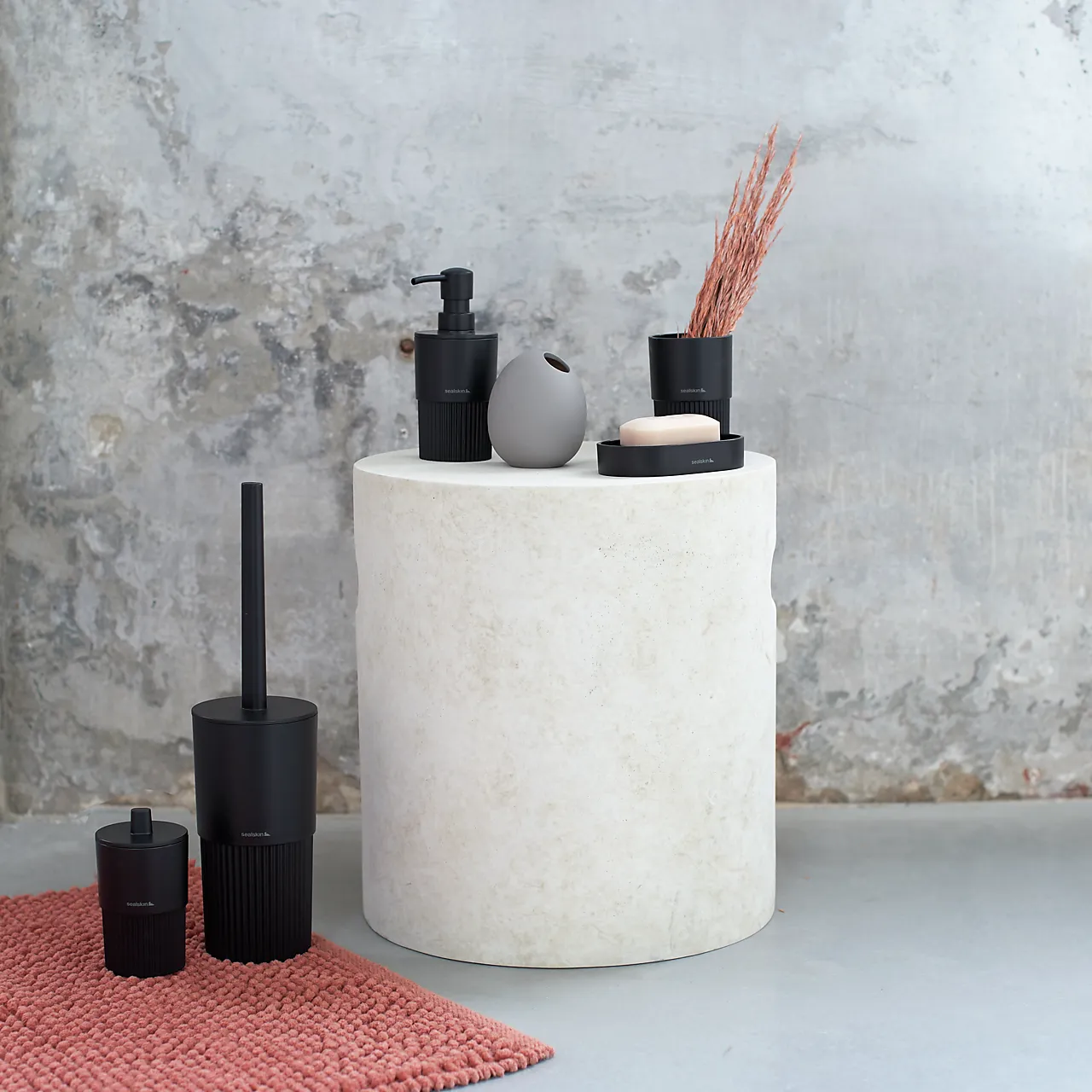 Brave toalettbørste matt sort sealskin v800016 null - null - 2 - Miniatyr