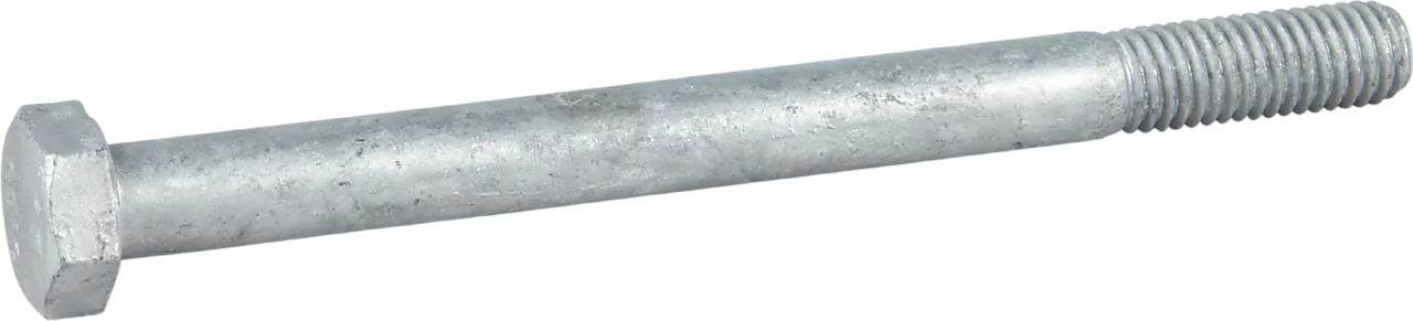 Sekskantskrue dg m10x120 fzv -25 delgjenget varmforsinket stål null - null - 2 - Miniatyr