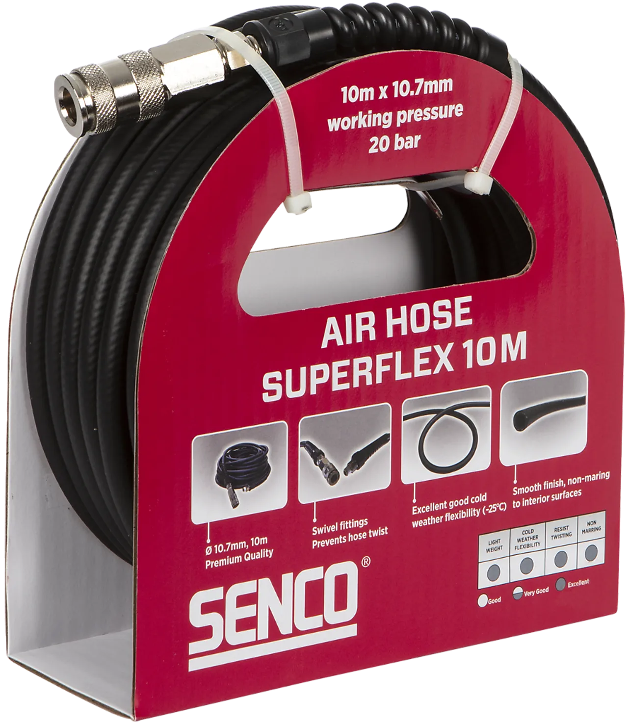 Slangesett superflex 10m (-25°)