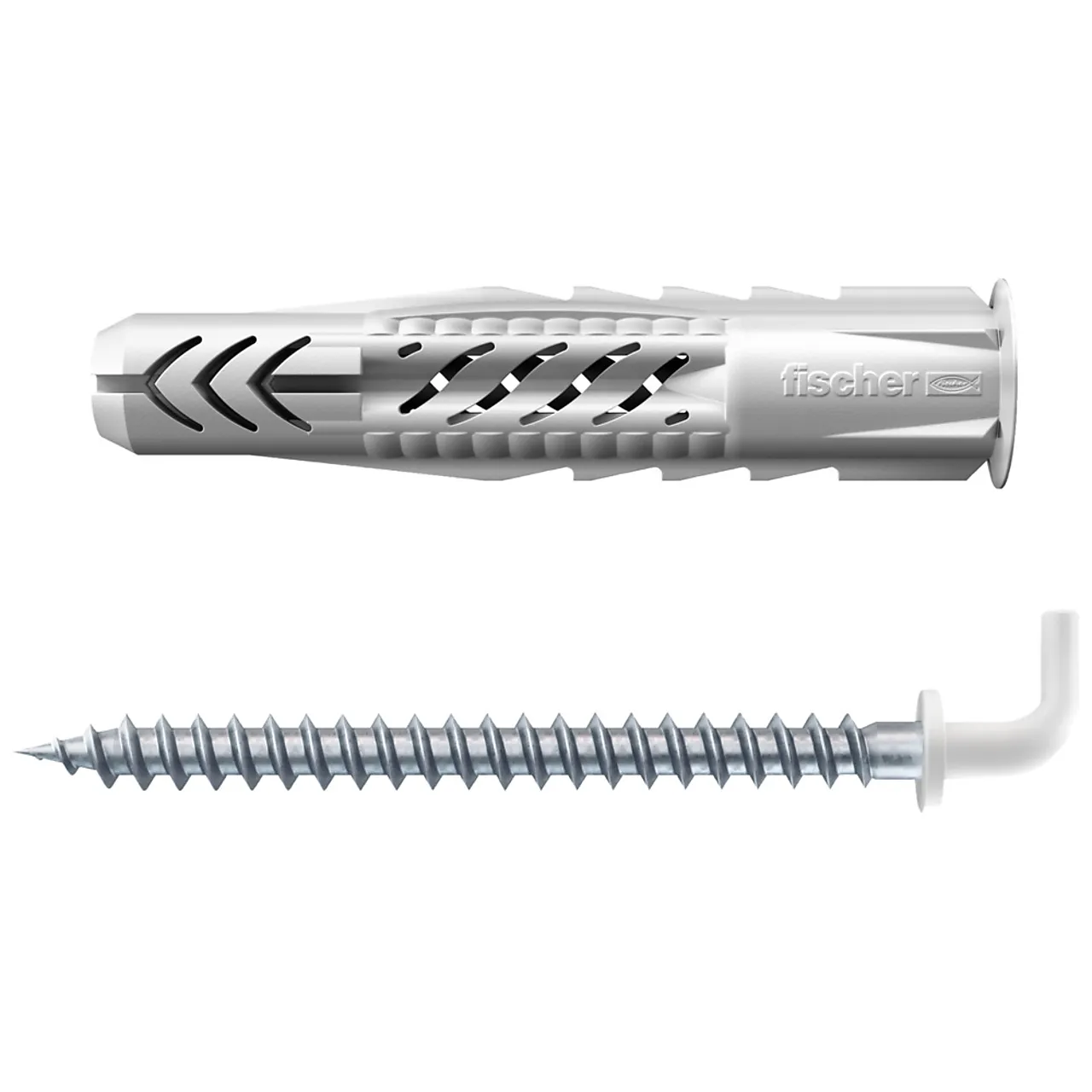 Universalplugg vinkel UX 8x50 mm R WH N 2 stk null - 50 - 2 - Miniatyr