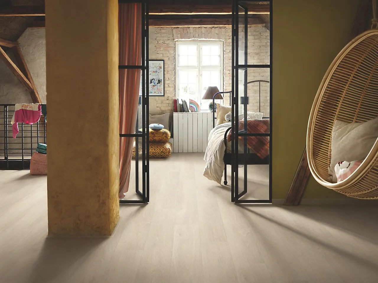 Vinylgulv Beige Washed Oak Vinylgulv Beige Washed Oak