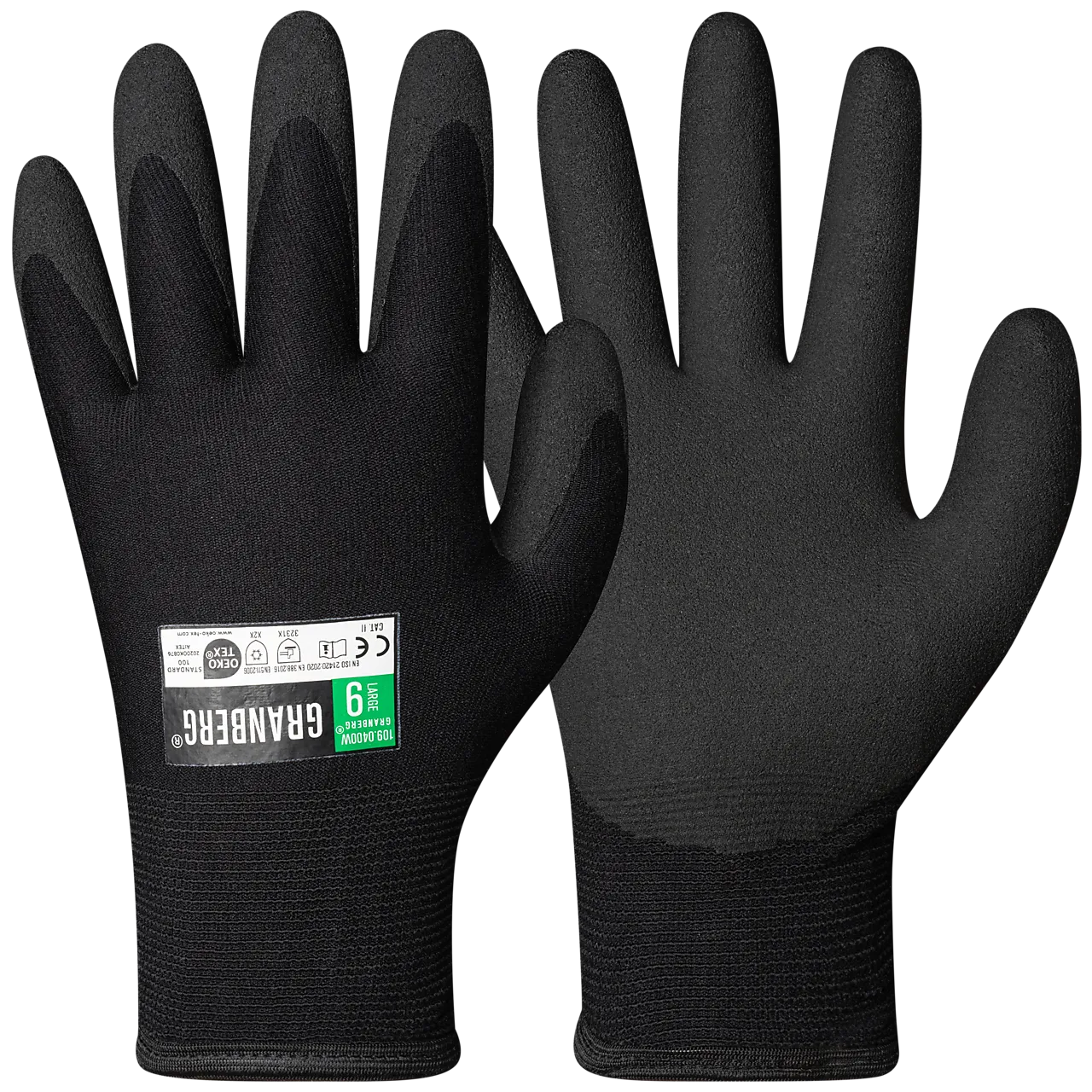 Hanske nylon PVC belegg str 11 foret granberg black diamond