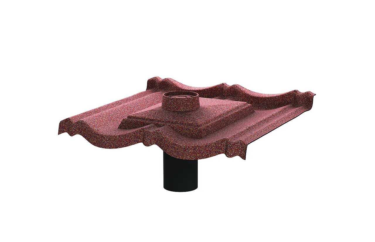 Decra soilhatt antikk rød Classic ny