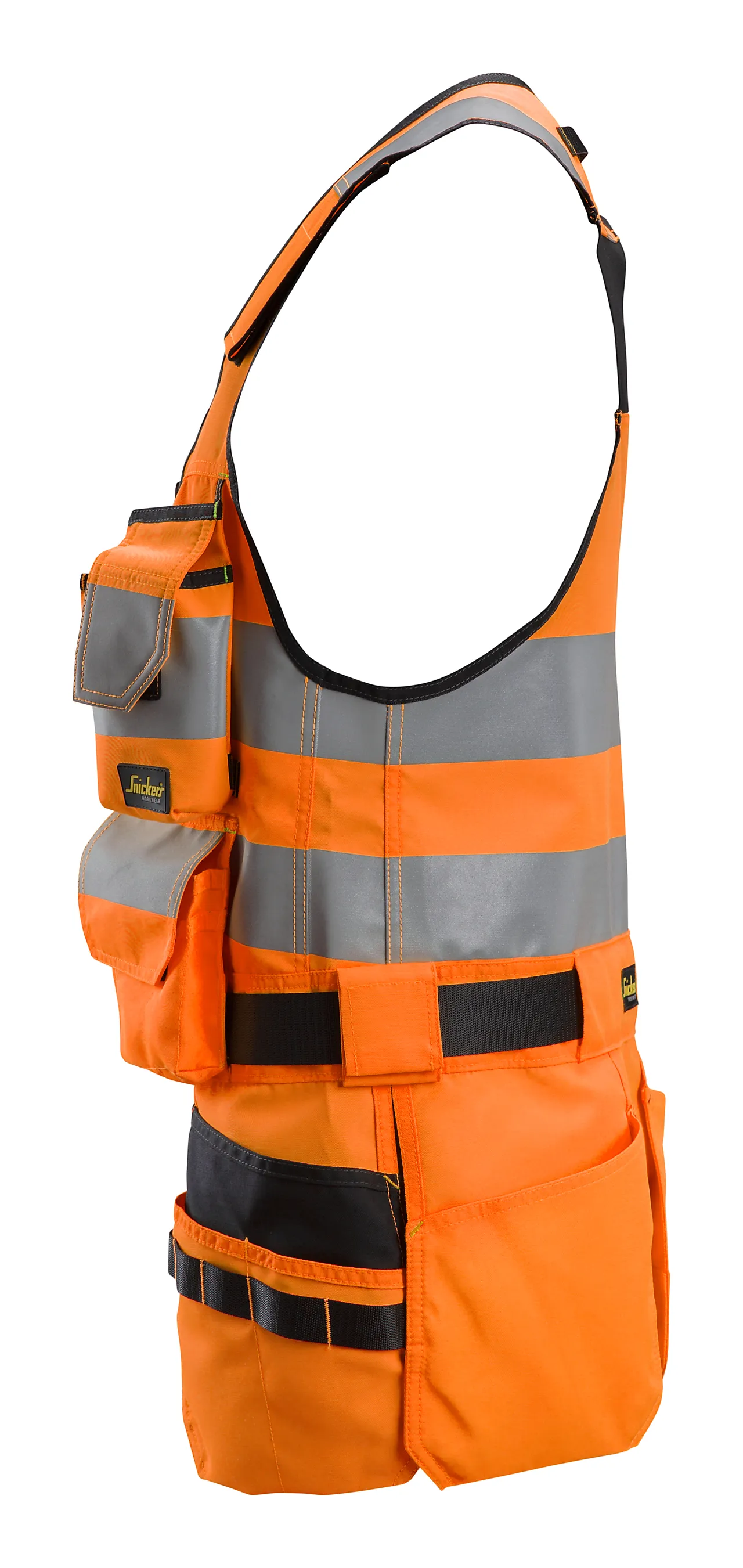 Håndverksvest 4230 AllroundWork kl.1 HiVis oransje/sort 3XL null - XXXL - 3 - Miniatyr
