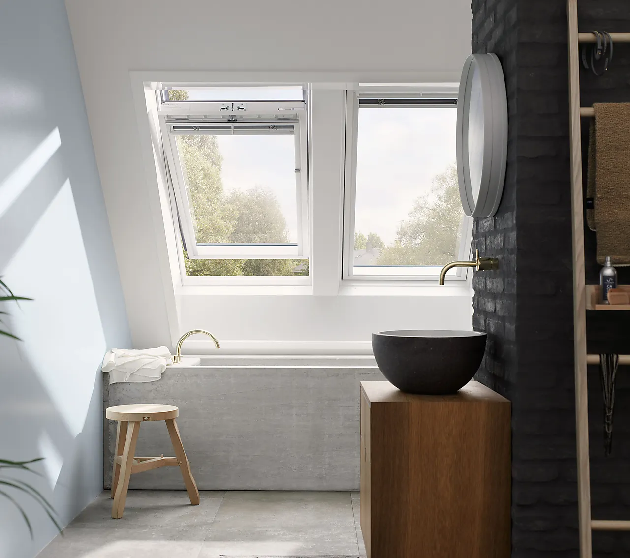 Utforing 78x98 cm 400 mm hvit pvc inkludert dampsperrekrave Utforing 78x98 cm 400 mm hvit pvc inkludert dampsperrekrave