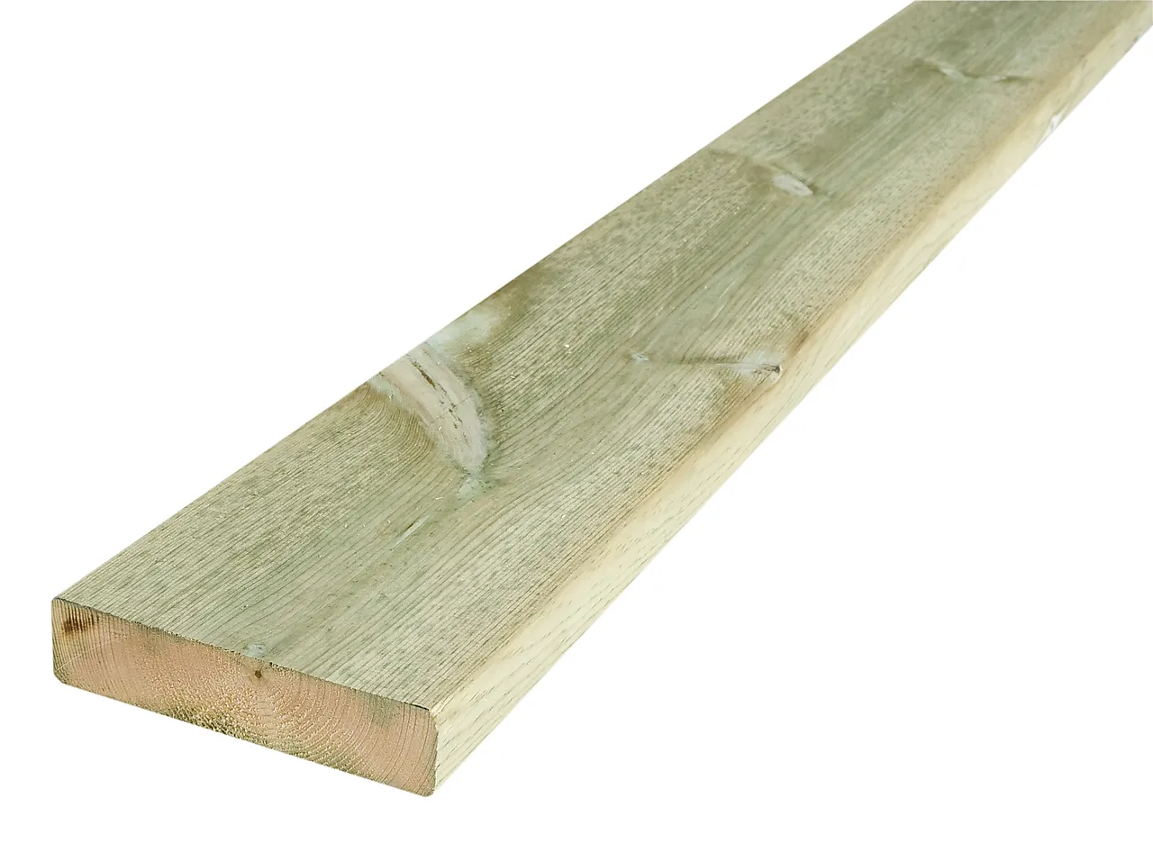 Terrassebord impregnert furu klasse 1 28x95 mm Terrassebord impregnert furu klasse 1 28x95 mm