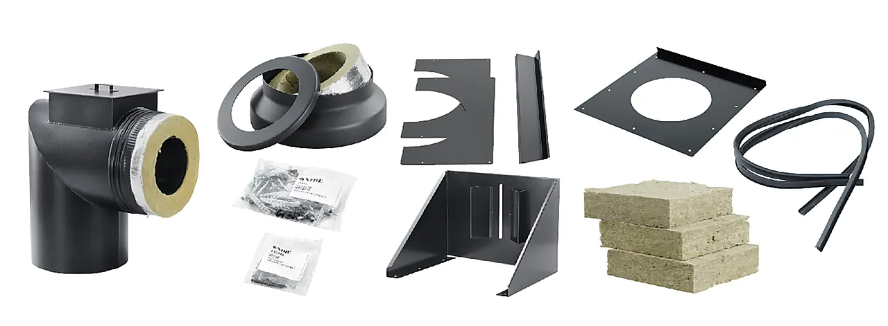 Veggmodul 90gr utv svart utv