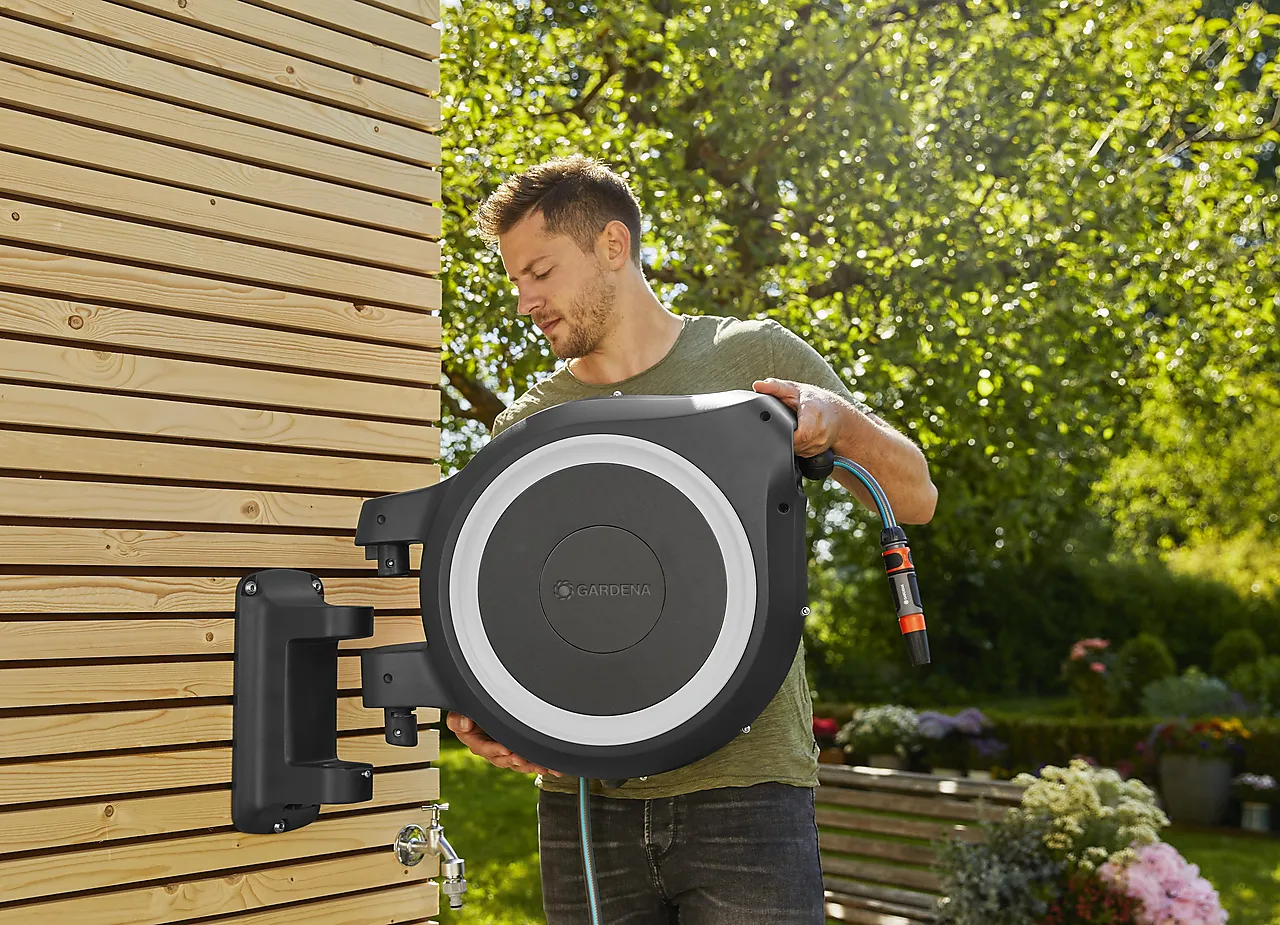 Veggslangeboks hvit L null - null - 3 - Miniatyr