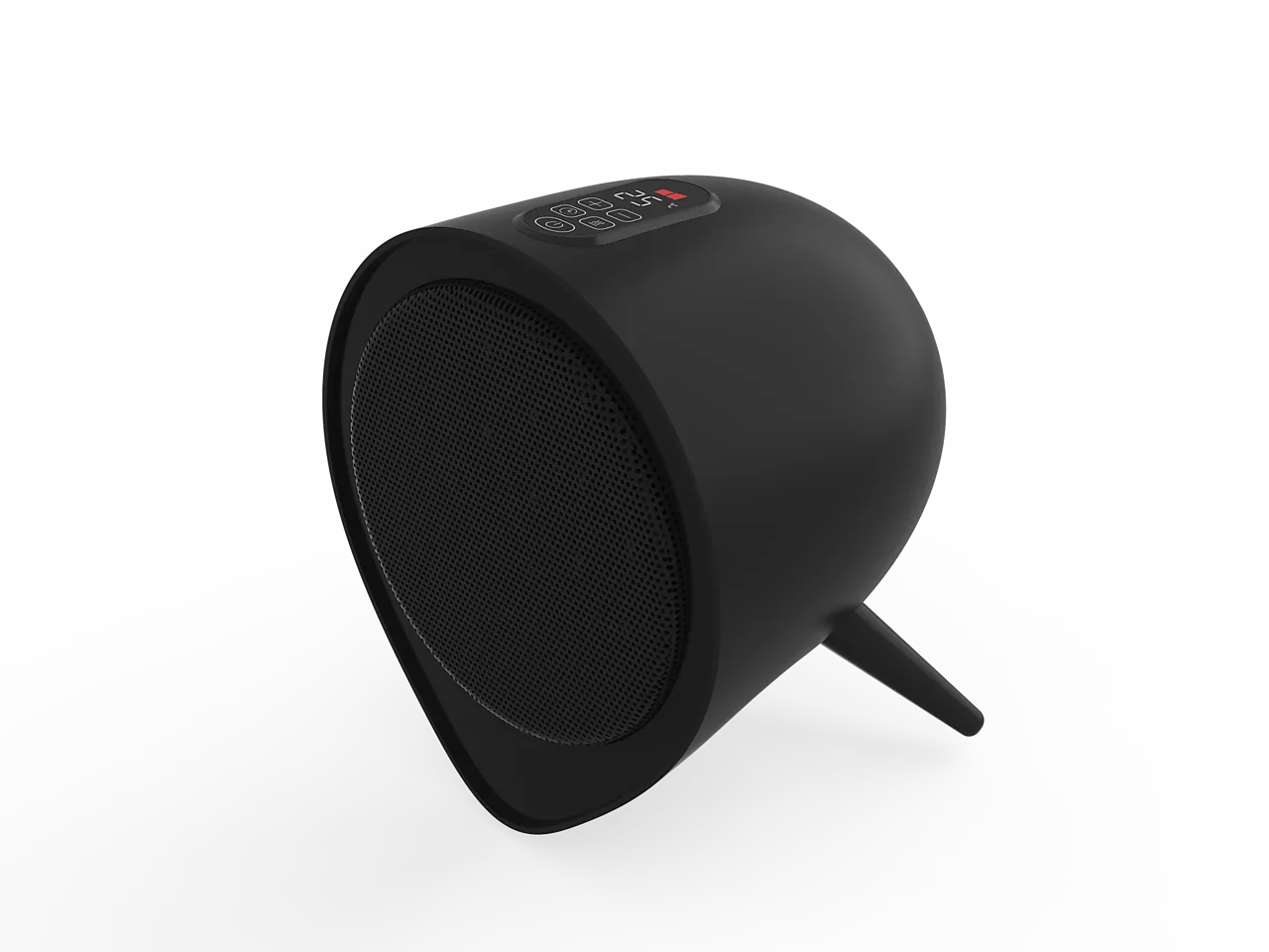 Space frittstående varmevifte sort null - null - 2 - Miniatyr