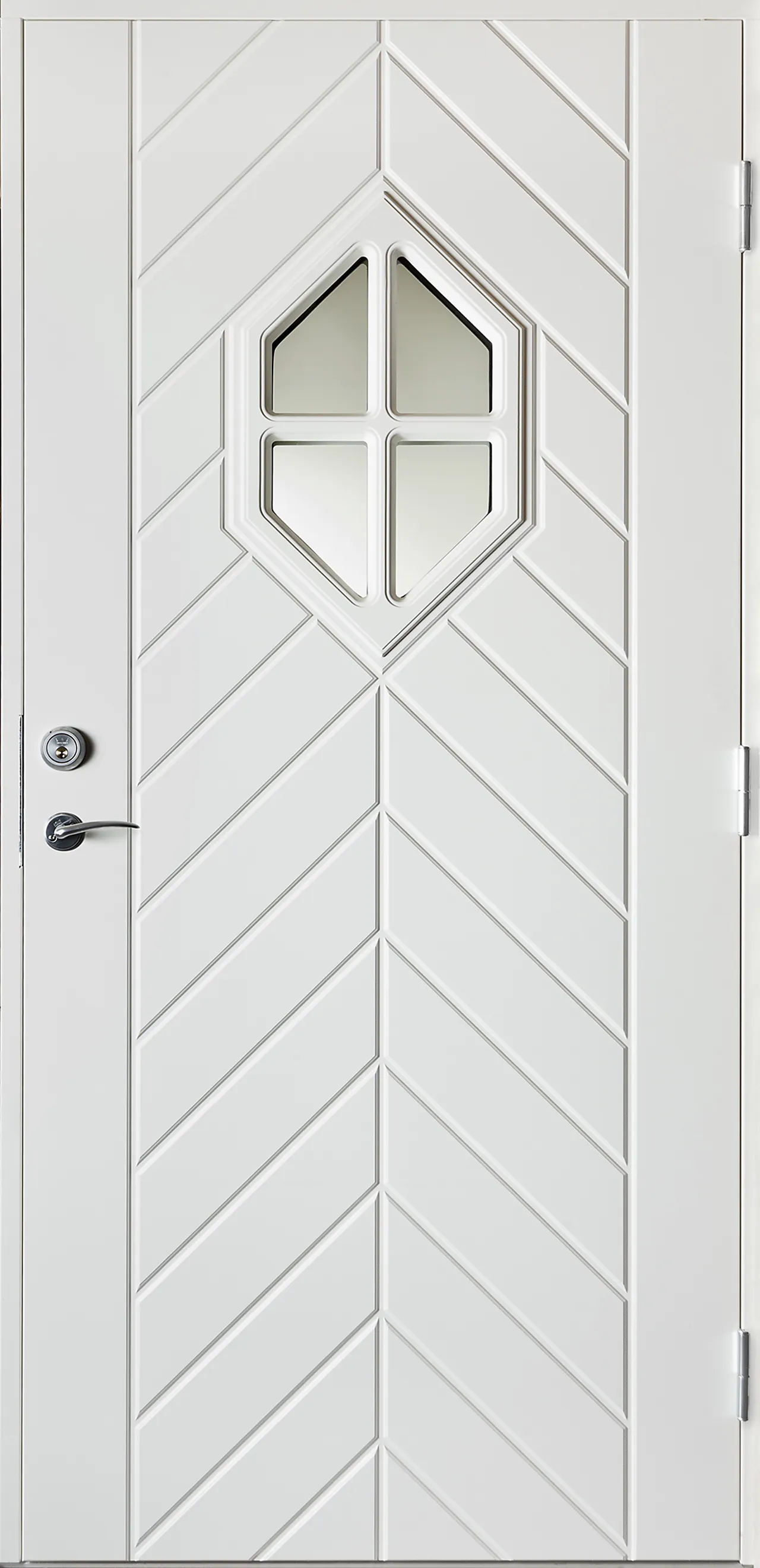 Harmonie Ytterdør Hemsedal Hvit 110x210 cm høyrehengslet Harmonie Ytterdør Hemsedal Hvit 110x210 cm høyrehengslet