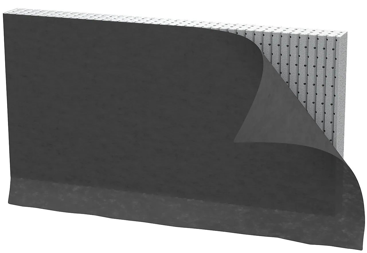 Grunnmursplate 70 kpa 100 mm med duk Grunnmursplate 70 kpa 100 mm med duk