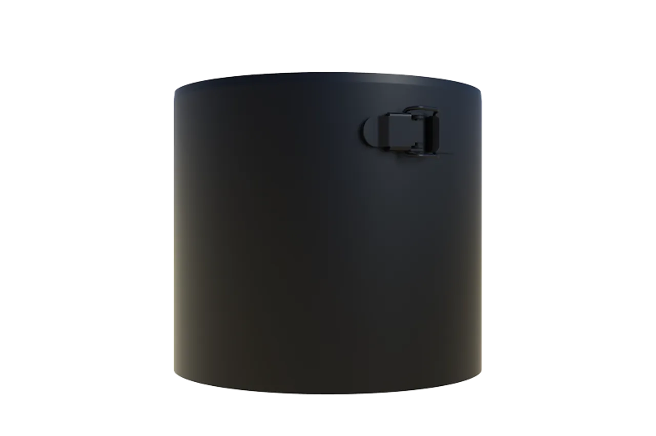 Bekledningsrør Ø150 220x200 mm svart Bekledningsrør Ø150 220x200 mm svart