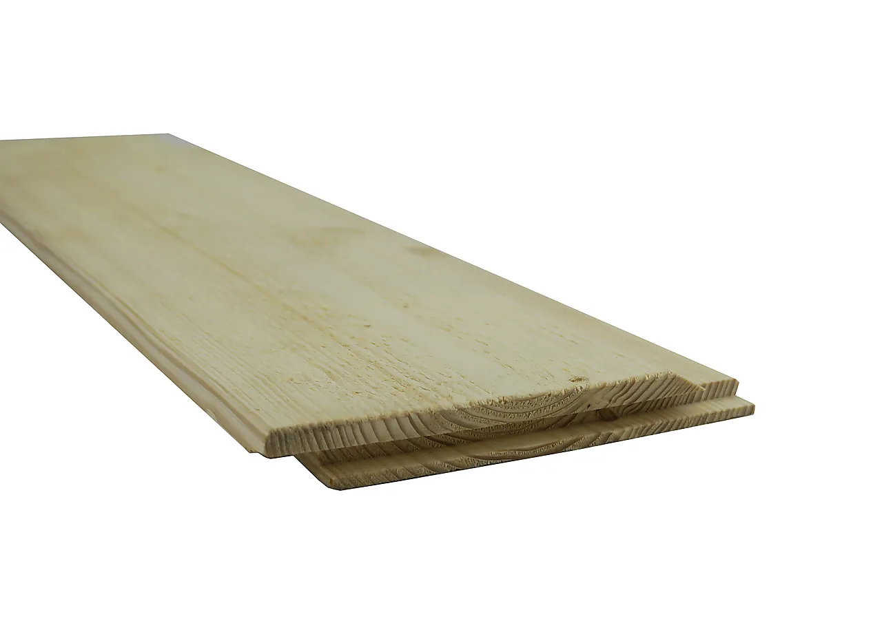 Dobbelfals furu CU-impregnert 19 x 148 mm 28° KL1 null - null - 3 - Miniatyr