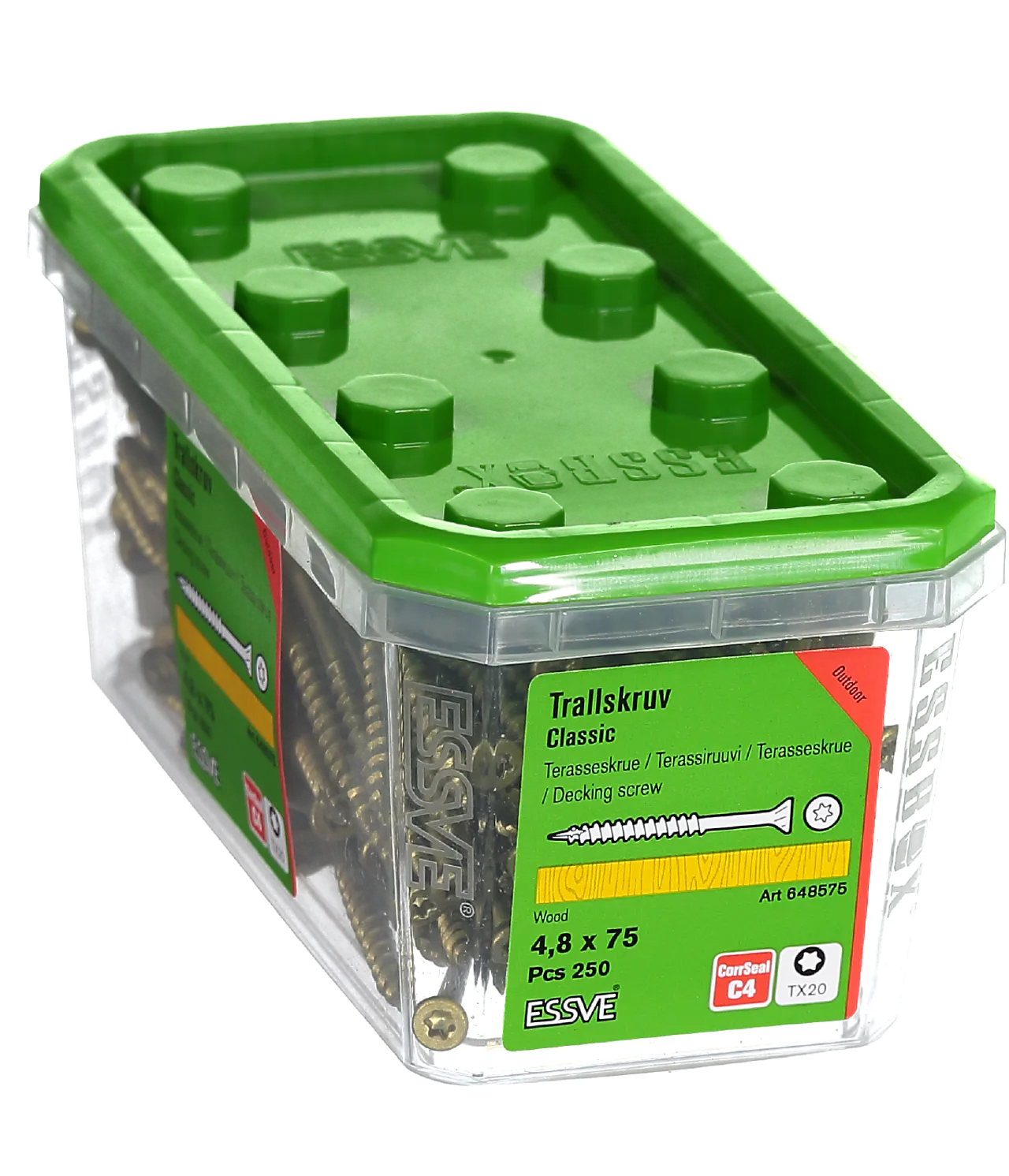 Terrasseskrue classic 4,8x75 250 stk null - null - 3 - Miniatyr