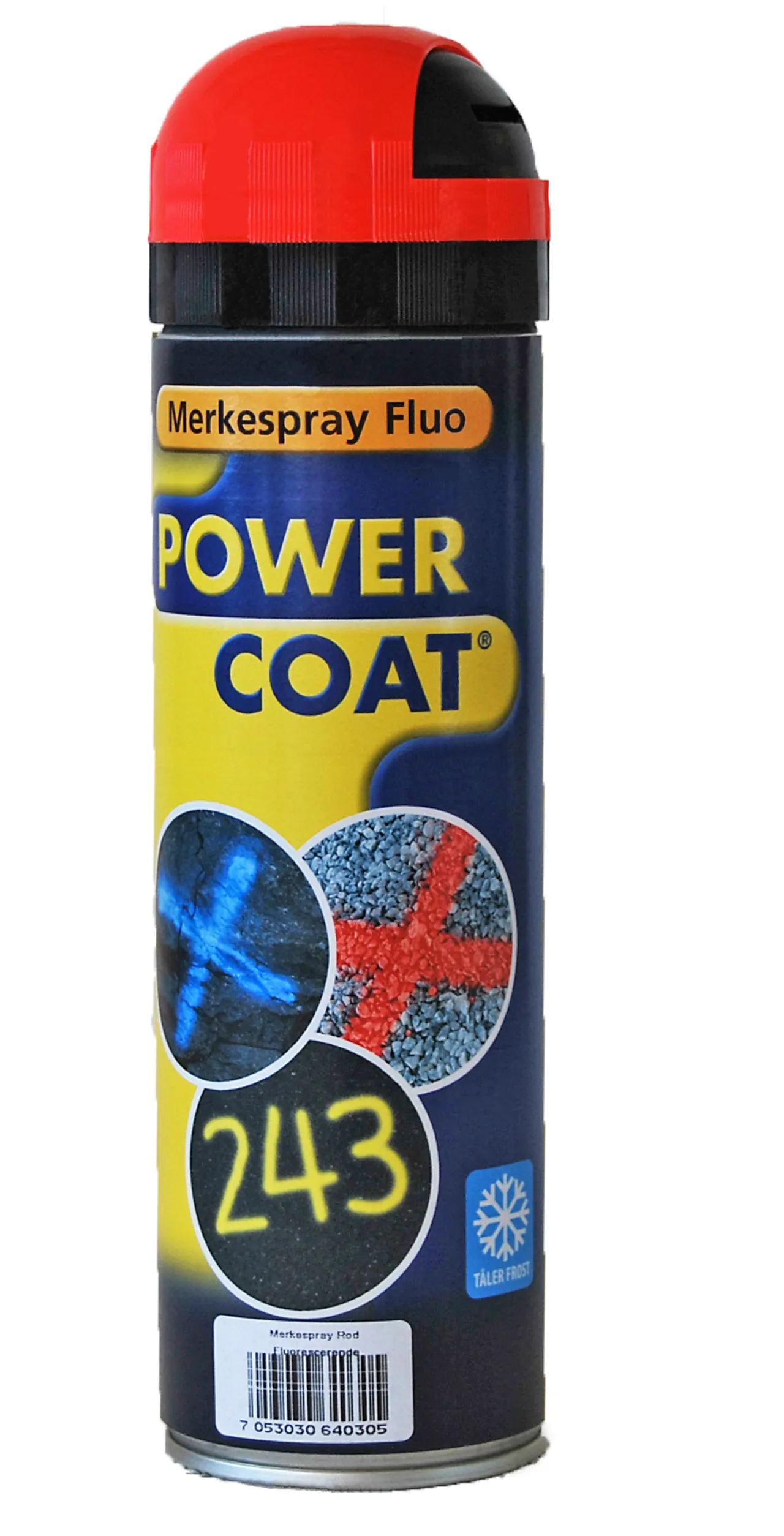 Merkespray fluo 500ml rød fluo