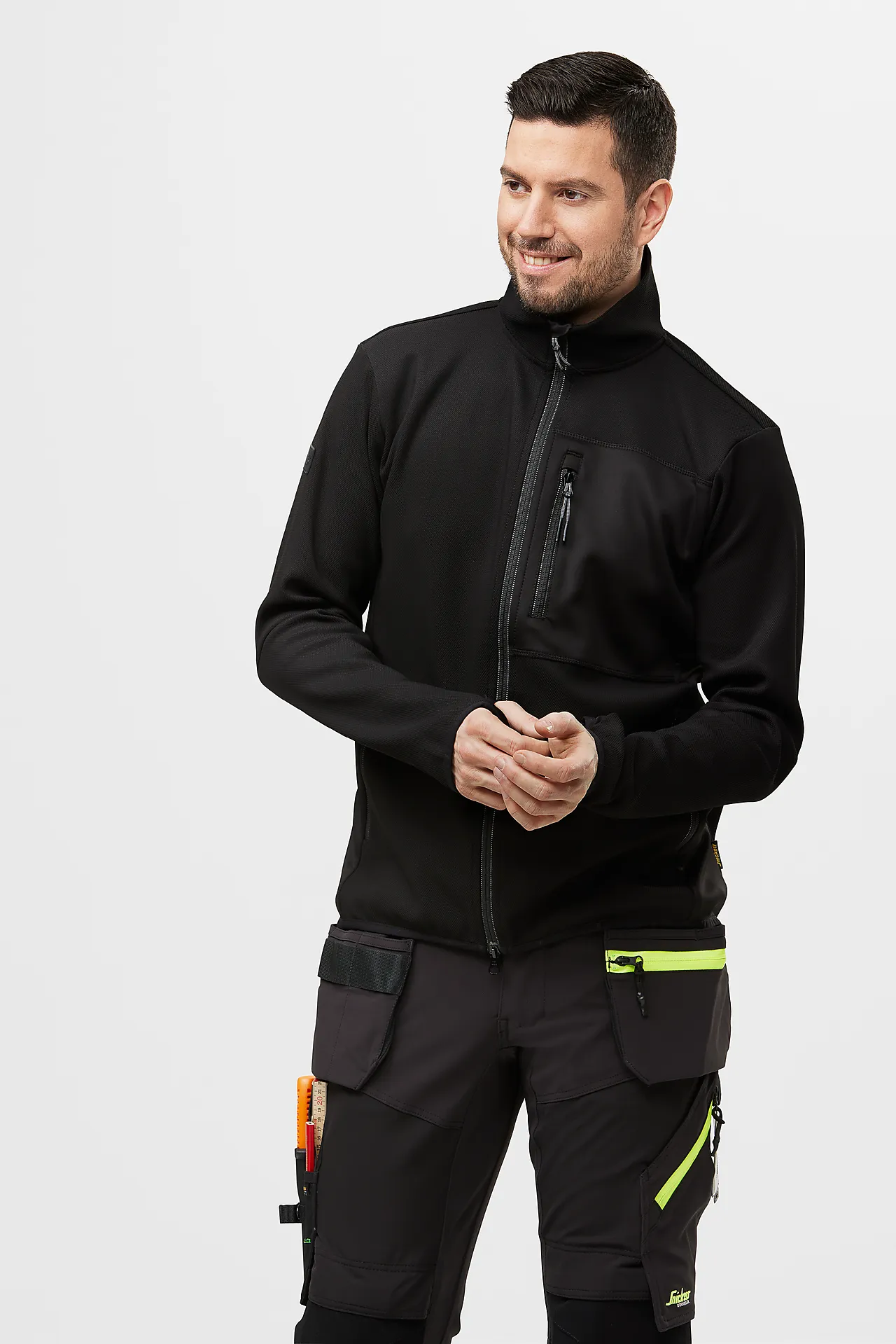 Arbeidsbukse 6940 softshell stretch sort str 112 null - null - 3 - Miniatyr