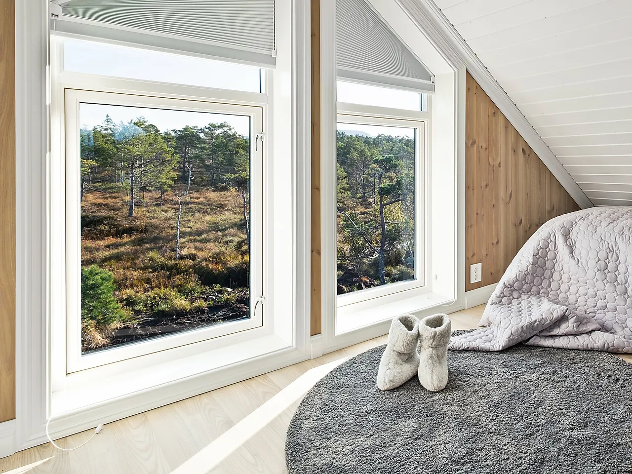 Taklist furu profilert hvit bomull S0502-Y 21x65 mm null - null - 3 - Miniatyr