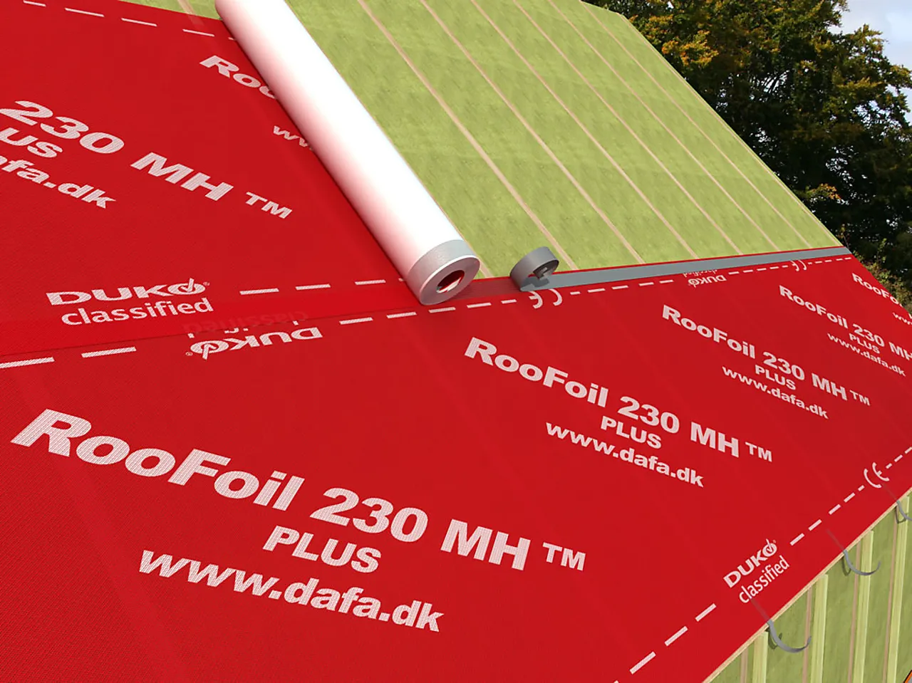 Roofoil 230 1,5mx50m mh plus undertaksduk med kleb null - null - 2 - Miniatyr