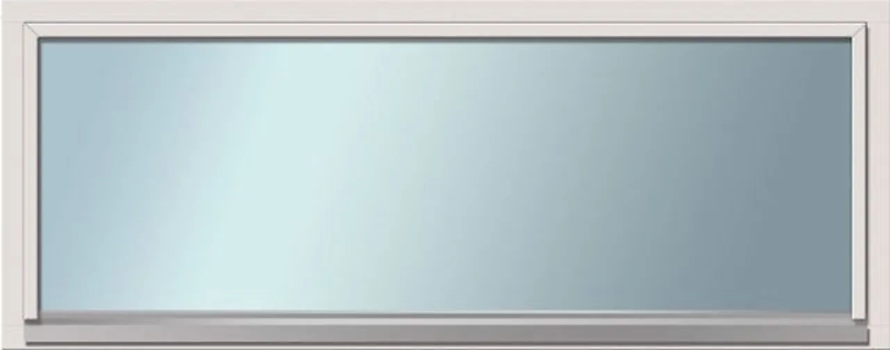 Garasjevindu hvitmalt 99x49 cm Garasjevindu hvitmalt 99x49 cm