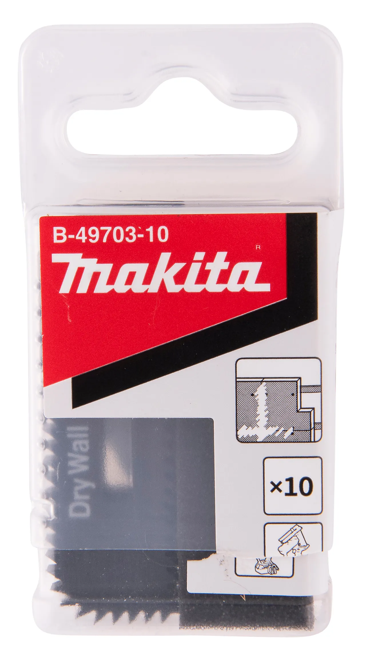Sagblad til gips 55mm b-49703-10 pak a10 tilbe dsd180