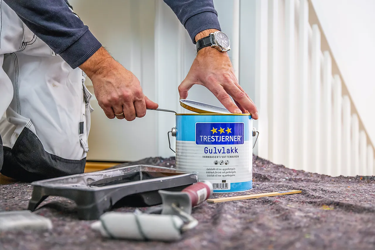 Trestjerner gulvlakk halvblank 0.75 liter null - null - 3 - Miniatyr