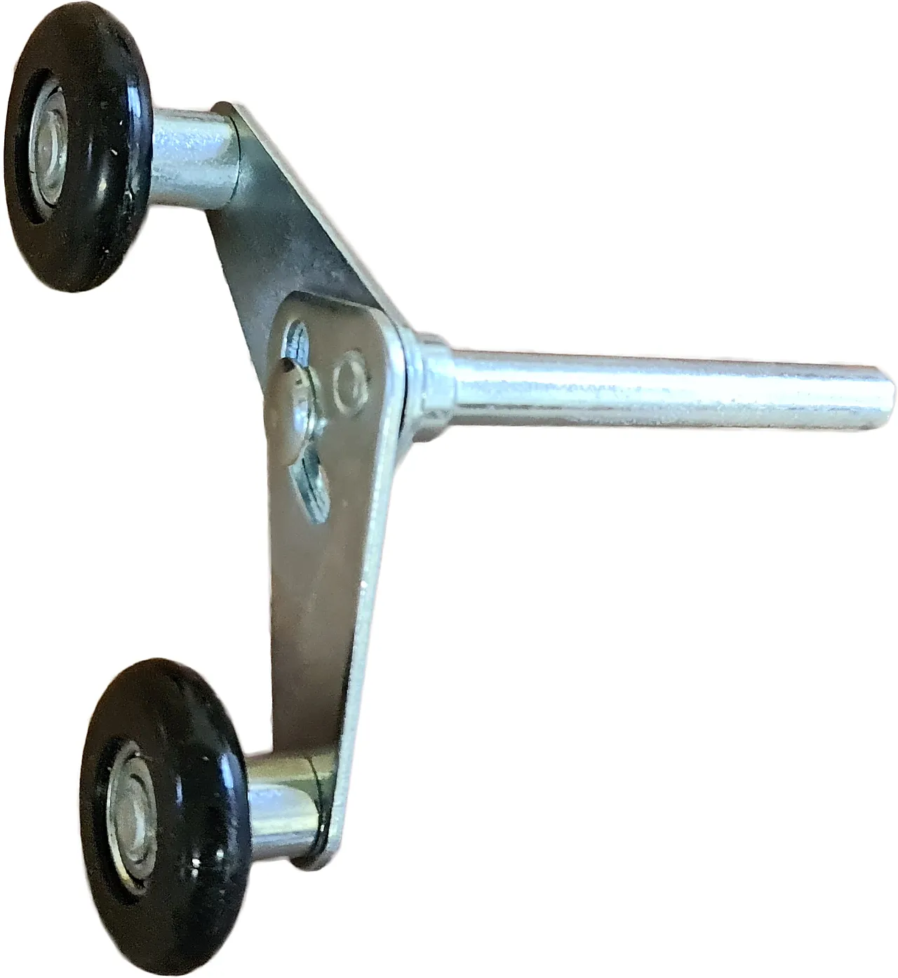 Løpehjul boggi 126mm/40mm 11mm aksel 2x46mm nylontrinse