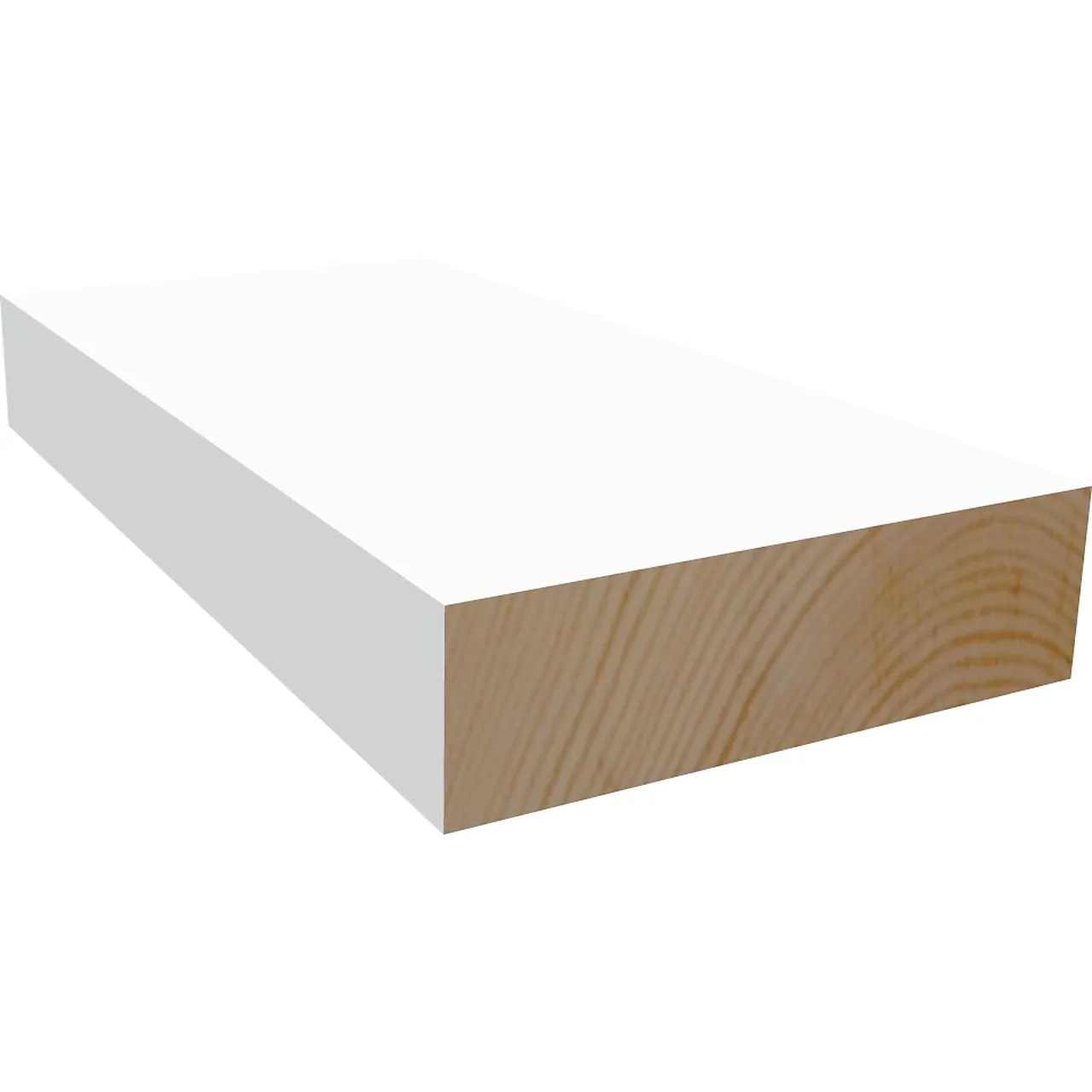 Glattkantlist furu malt hvit bomull S0502-Y 21x145x4400 mm Glattkantlist furu malt hvit bomull S0502-Y 21x145x4400 mm