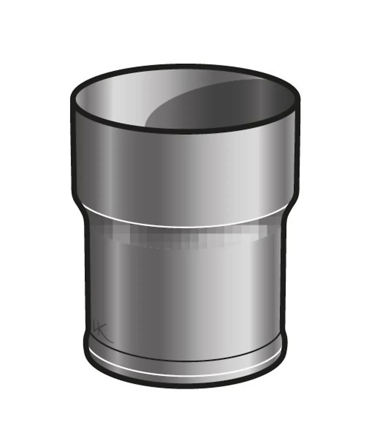 Adapter ø150 ø130 t-modul