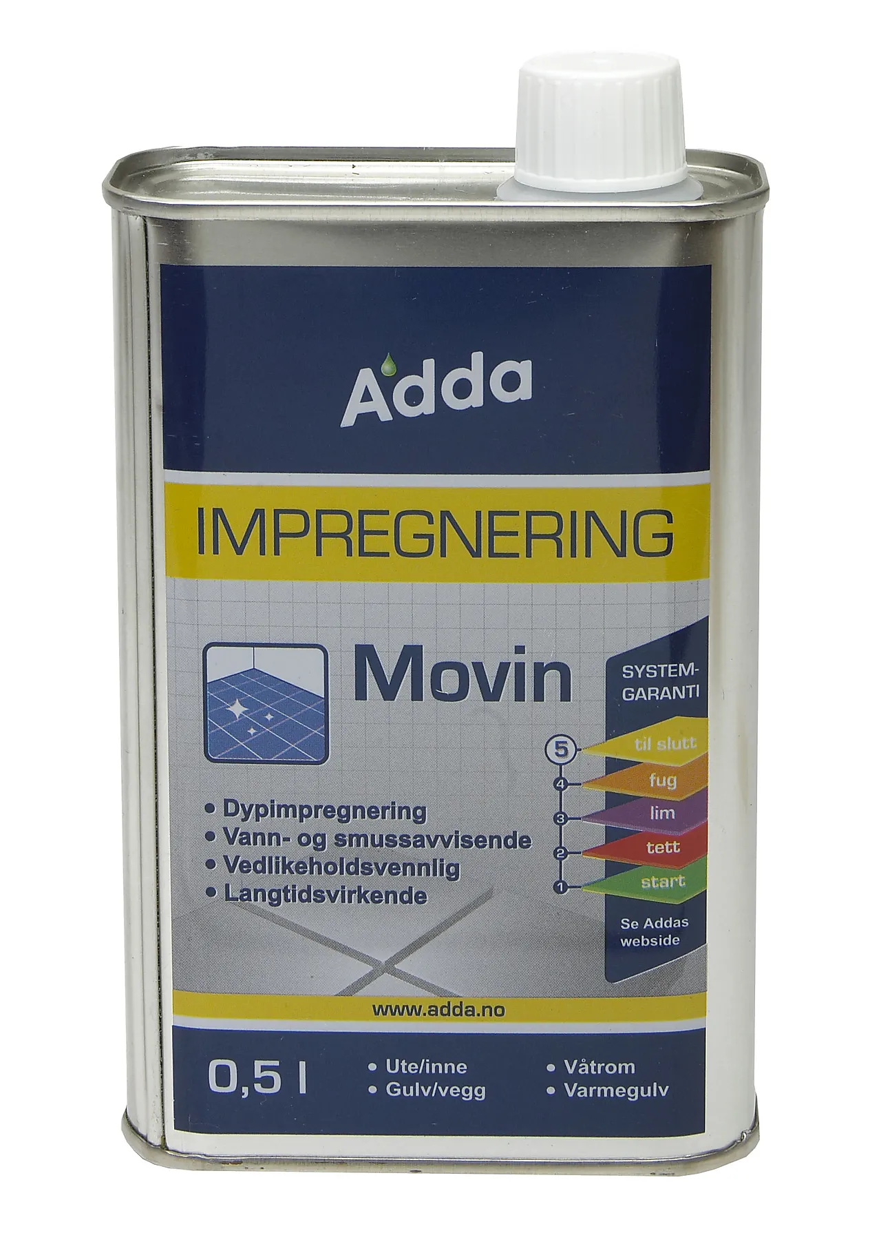 IMPREGN SILOXAN MOVIN 10L ADDA VANNAVPERLENDE TIL SUGENDE UNDERLAG IMPREGN SILOXAN MOVIN 10L ADDA VANNAVPERLENDE TIL SUGENDE UNDERLAG
