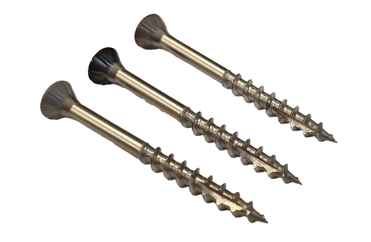 Fasadeskrue A4 T20 brun 4,5x48 mm 250 stk null - 4,5x48 - 3 - Miniatyr