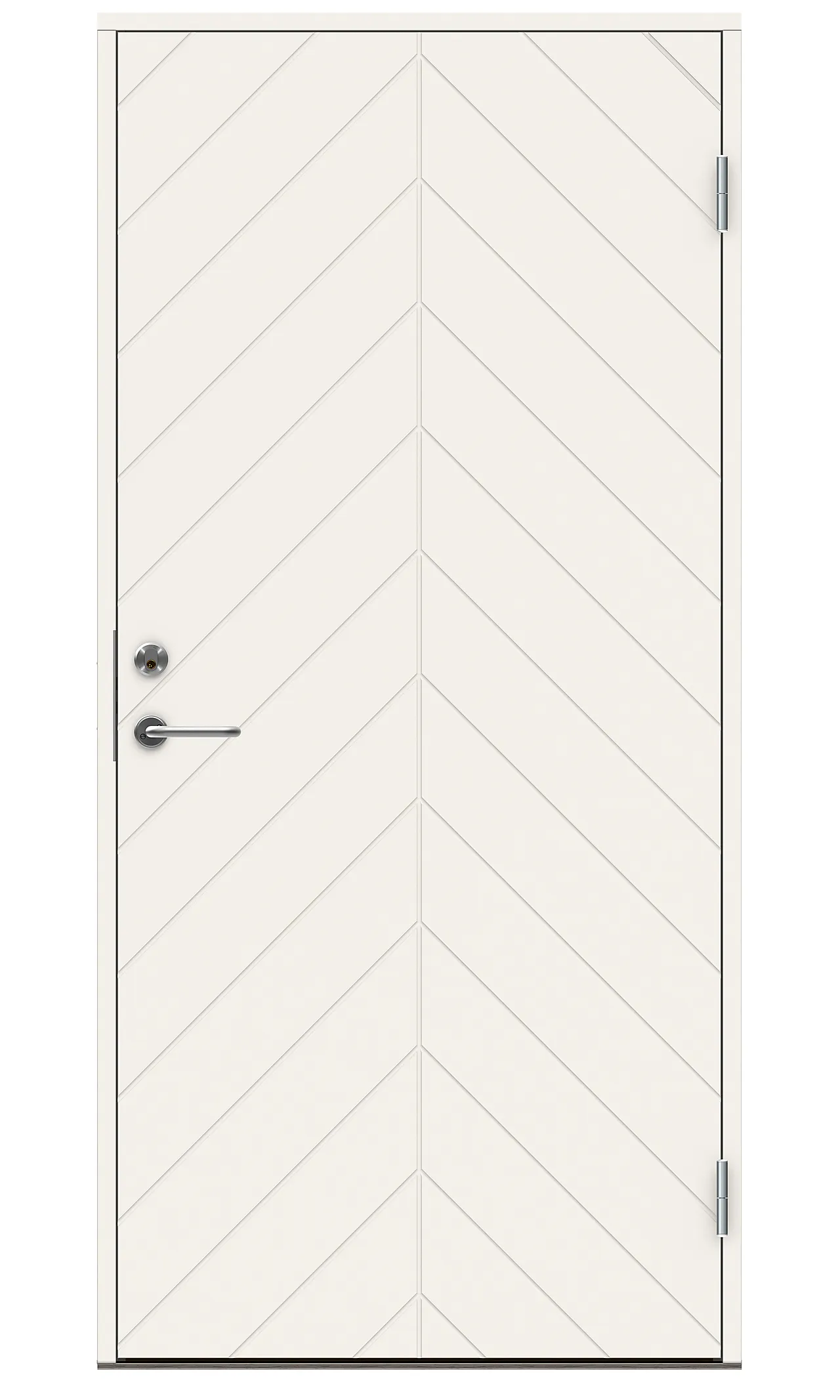 Ytterdør Cleverline hvit venstrehengslet 100x200 cm Ytterdør Cleverline hvit venstrehengslet 100x200 cm