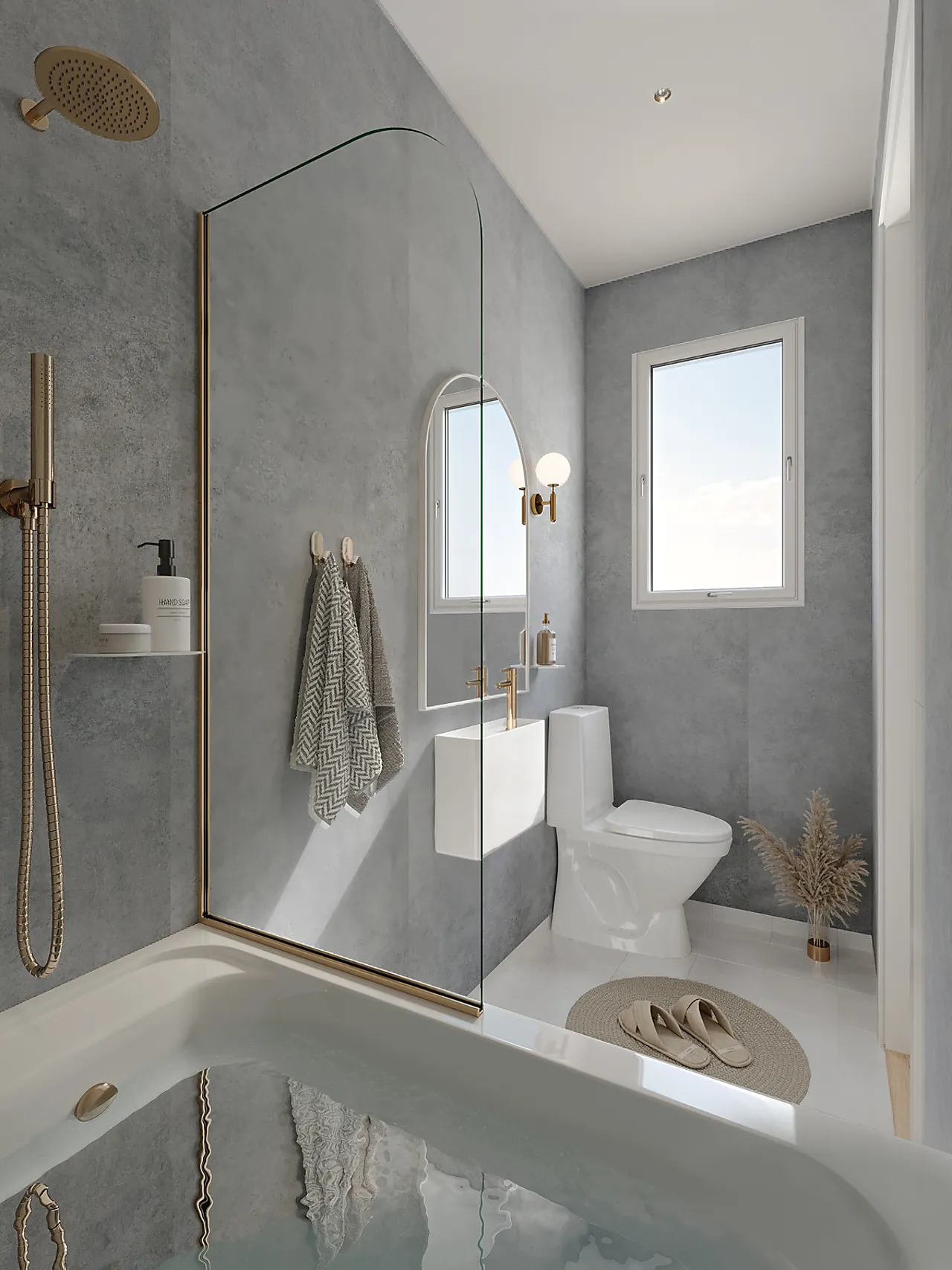 Baderomsp 2442 s meton grey adagio kolleksj. 11x620x2400 null - null - 2 - Miniatyr