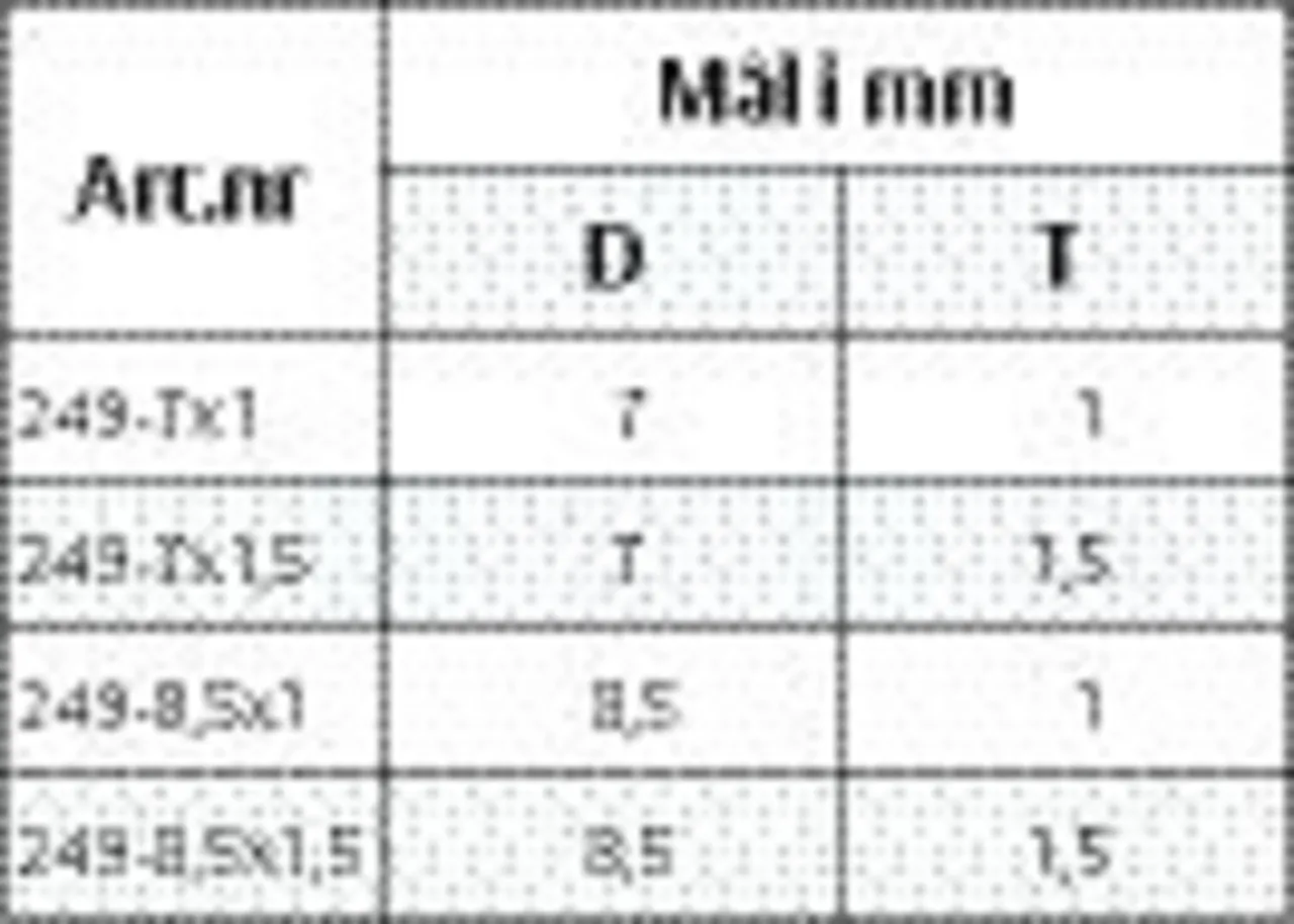 ASSA JUSTERBRIKKE F 3244 1,5CM TYKKELSE