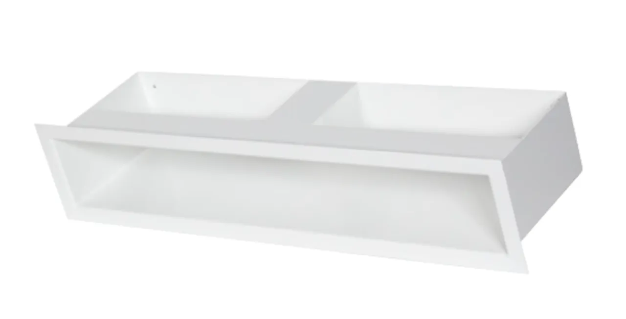 Ventilrist åpne 600150 hvit