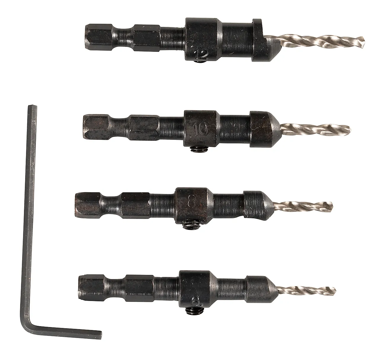 Forsenkerborsett 4 deler d-73455 tre null - null - 2 - Miniatyr
