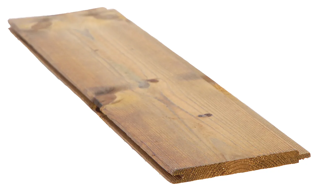 Kledning faspanel royalimpregnert furu upigmentert 12x120 mm