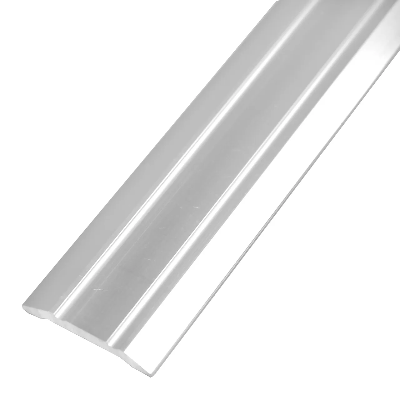 Overgangslist sølveloksert aluminium uborret