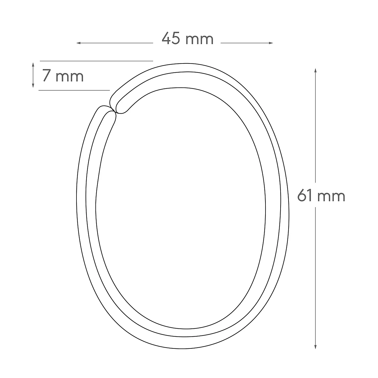 Forhengringer Clips 12Stk Trsp 12 Stk. null - null - 2 - Miniatyr