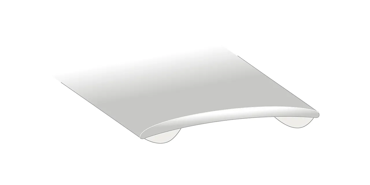 Selvklebende skjøtelist Fix i sølv