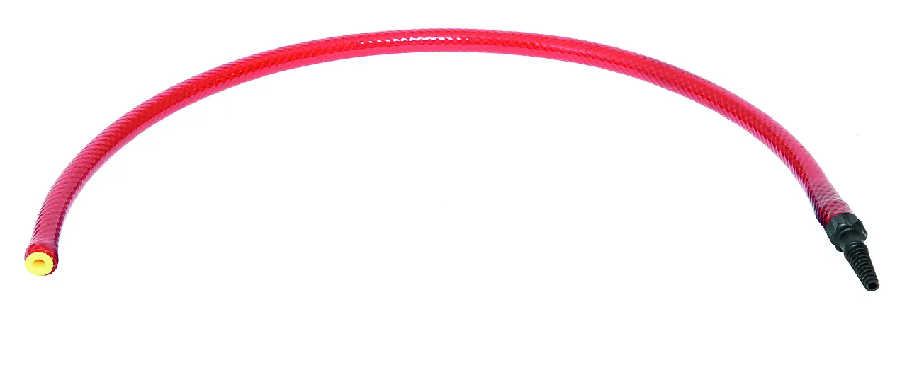 Mateslange rød m/kobling og plugg 0,5m Mateslange rød m/kobling og plugg 0,5m