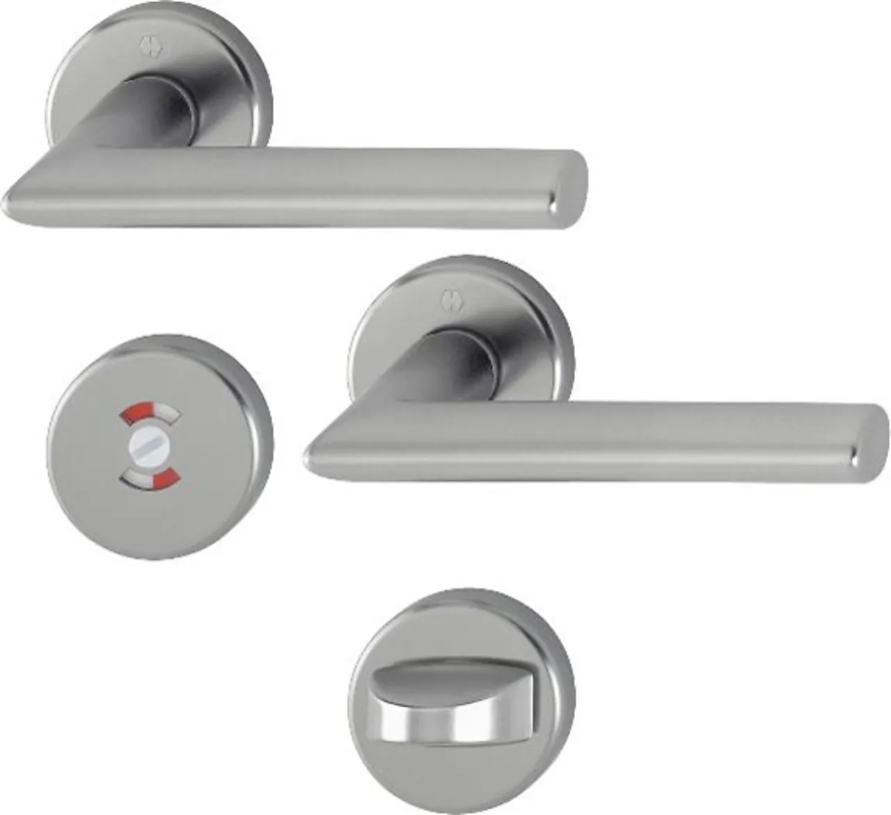 Vrider wc stocholm stainless dørvrider wc stål