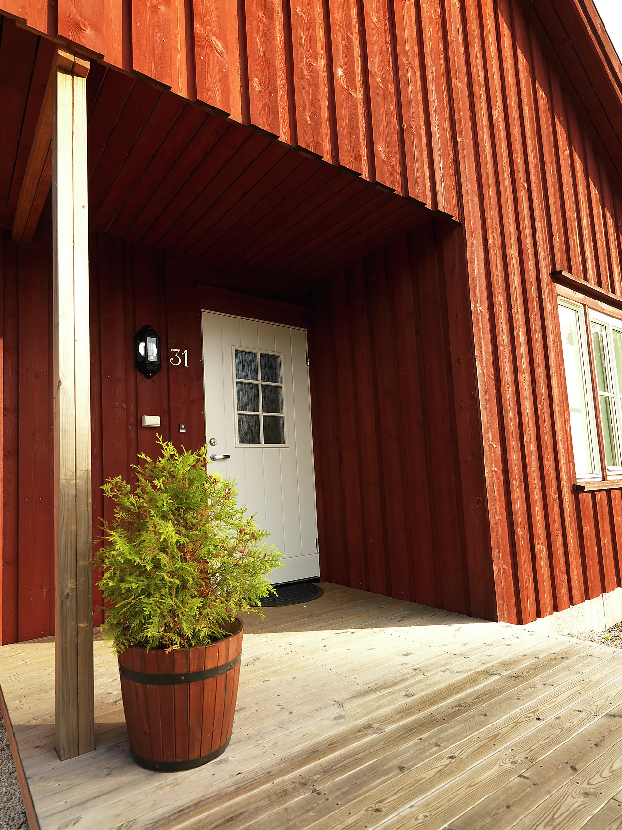 Kledning furu 19x123 royalimpregnert rød null - null - 2 - Miniatyr