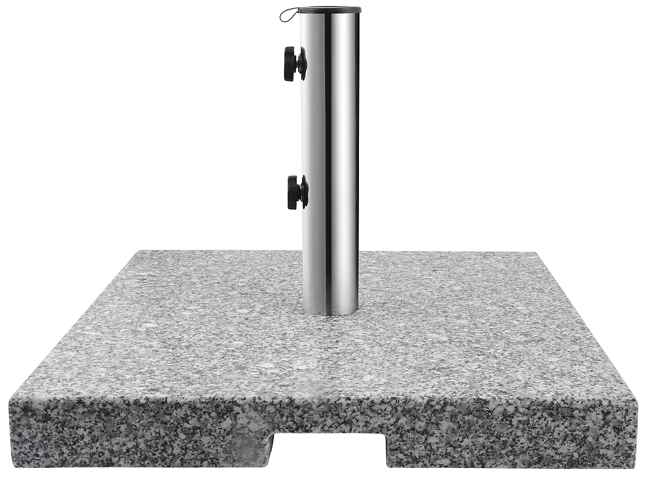 Parasollfot 50x50x6 cm granitt grå Parasollfot 50x50x6 cm granitt grå
