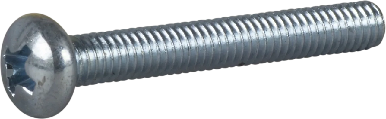 Maskinskrue ph hg m4x30 fzb-200 panhode  helgjenget blankforsinket null - null - 2 - Miniatyr