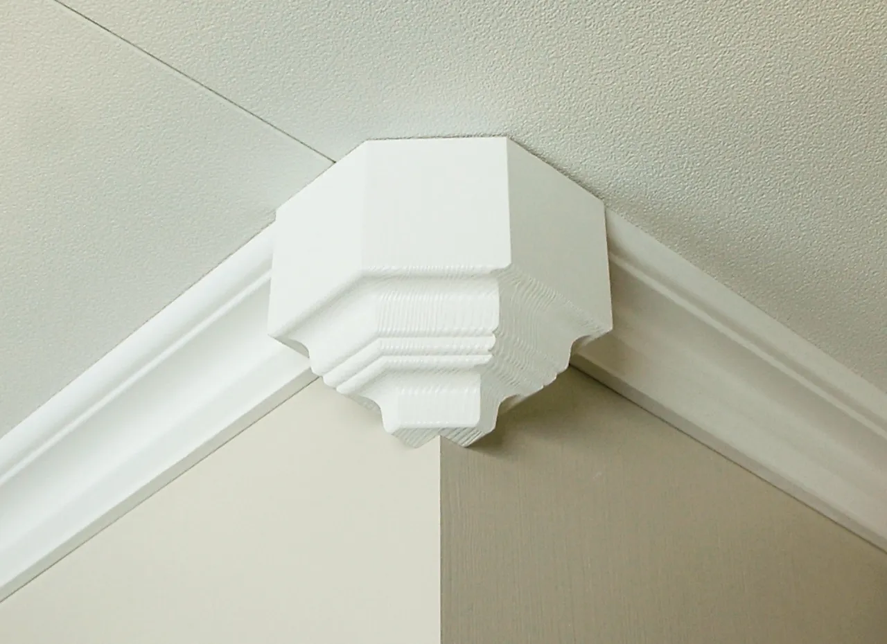 Takkloss utvendig 70x70 mm hvitmalt null - null - 2 - Miniatyr